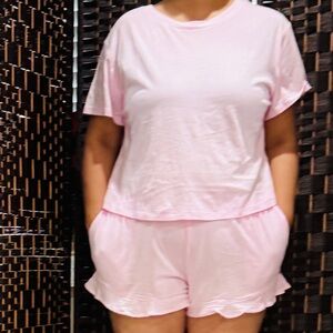 NWT Auden Pink Pajamas Set size large H126947